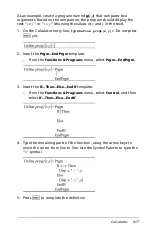 Preview for 429 page of Texas Instruments TI-Nspire Manual Book