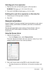 Preview for 431 page of Texas Instruments TI-Nspire Manual Book