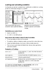 Preview for 447 page of Texas Instruments TI-Nspire Manual Book