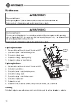 Preview for 18 page of Textron Greenlee DM-45 Instruction Manual