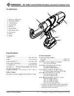 Preview for 5 page of Textron Greenlee EK1550LT Operation Manual