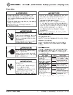 Preview for 9 page of Textron Greenlee EK1550LT Operation Manual