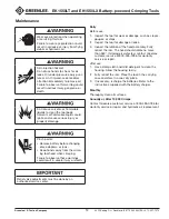 Preview for 13 page of Textron Greenlee EK1550LT Operation Manual