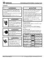 Preview for 6 page of Textron Greenlee GATOR EK1240CLX Operation Manual