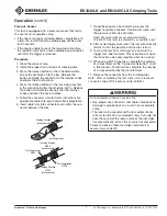 Preview for 7 page of Textron Greenlee GATOR EK1240CLX Operation Manual