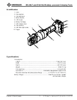 Preview for 5 page of Textron Greenlee GATOR EK410LT Operation Manual