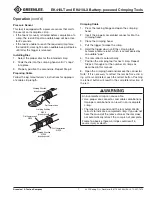 Preview for 7 page of Textron Greenlee GATOR EK410LT Operation Manual