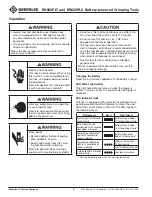 Preview for 6 page of Textron GREENLEE GATOR EK622PLX Operation Manual