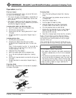 Preview for 7 page of Textron GREENLEE GATOR EK622PLX Operation Manual