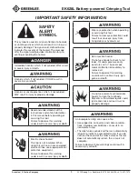 Preview for 3 page of Textron Greenlee GATOR EK628L Operation Manual