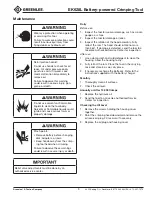 Preview for 9 page of Textron Greenlee GATOR EK628L Operation Manual