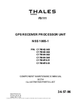 Thales C17004DA02 Component Maintenance Manual With Illustrated Parts List preview