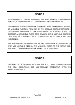 Preview for 3 page of The Airplane Factory, Inc ZU-NRC Pilot Operating Handbook