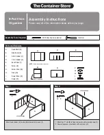 Preview for 1 page of The Container Store 10054253 Assembly Instructions