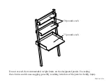 Preview for 10 page of The Container Store Linea Leaning Desk Assembly Instructions Manual