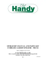 The Handy THCGS Operator'S Manual And Parts List preview