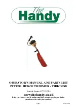 The Handy THHC30SB Operator'S Manual And Parts List preview