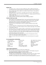 Preview for 2 page of THE SHOWER LAB VIEW 14.2H Instructions Manual