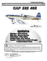 Preview for 1 page of The Wings Maker CAP 232 46S Instruction Manual