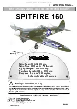 Preview for 1 page of The Wings Maker SPITFIRE 160 Instruction Manual