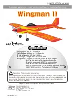 Preview for 1 page of The Wings Maker Wingman II Instruction Manual