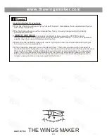 Preview for 12 page of The Wings Maker ZERO FIGHTER 60 Instruction Manual