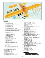 Preview for 3 page of The World Models Manufacturing PIPER J-3 CUB 48S Instruction Manual