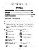 Preview for 2 page of The World Models Manufacturing SPITFIRE - 60 Instruction Manual