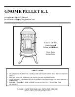 Thelin Hearth GNOME PELLET E.I. Owner'S Manual preview