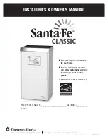 Therma-Stor Santa-Fe Classic Installer'S & Owner'S Manual preview