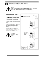 Preview for 8 page of Therma-Tru Hinged Patio Door System Single Panel Assembly Unit Assembly Instructions Manual