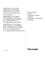 Preview for 1 page of Thermador 9000189697 Installation Instructions Manual