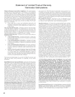 Preview for 26 page of Thermador DWHD410GFM-53 Use & Care Manual