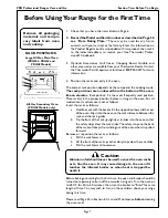 Preview for 9 page of Thermador PRG364GL Care And Use Manual