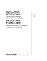 Thermador PRL366EH Installation Instructions Manual preview