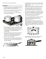 Preview for 22 page of Thermador Pro Harmony 
PRD364WLHC/U Use And Care Manual