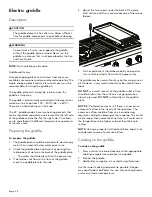 Preview for 26 page of Thermador Pro Harmony 
PRD364WLHC/U Use And Care Manual