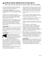 Preview for 65 page of Thermador Pro Harmony 
PRD364WLHC/U Use And Care Manual