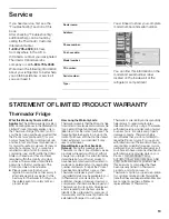 Preview for 19 page of Thermador T24BR.. Use And Care Manual