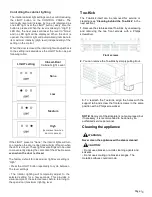 Preview for 9 page of Thermador T24UW905LP Use & Care Manual