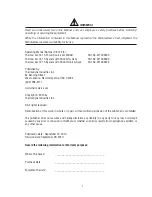 Preview for 3 page of Thermal Arc 161 S Operating Manual