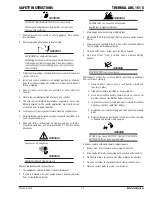 Preview for 9 page of Thermal Arc 161 S Operating Manual