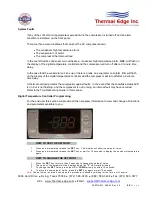 Preview for 13 page of Thermal Edge CS011-D48 Series User'S & Technical Manual