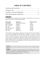 Preview for 3 page of Thermal Tronics TMT-2000PS User Manual