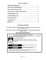 Preview for 2 page of Thermal Zone 420-0018 Installation And Operation Manual