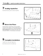 Preview for 20 page of Thermasol 652592089750 Installation Manual