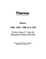 Thermo Electron 1284 Operating And Maintenance Manual preview