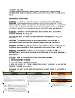 Preview for 5 page of Thermo Products THV1M119A960SA Installation And Operation Manual