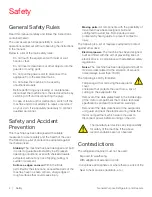 Preview for 8 page of Thermo Scientific TSG1500F Operating And Maintenance Instructions Manual