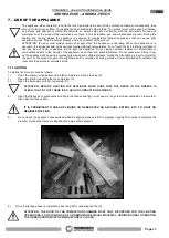 Preview for 21 page of THERMOROSSI ARDHEA EVO5 Installation, Use And Maintenance Manual